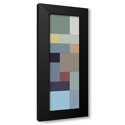 Totem III Black Modern Wood Framed Art Print by Grayscale