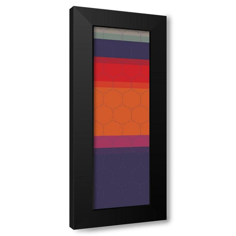 Totem VI Black Modern Wood Framed Art Print by Grayscale