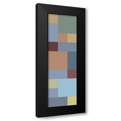 Totem VIII Black Modern Wood Framed Art Print by Grayscale