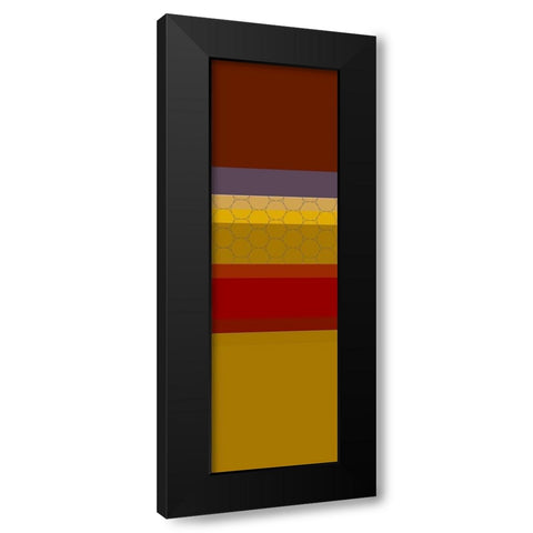 Totem X Black Modern Wood Framed Art Print with Double Matting by Grayscale