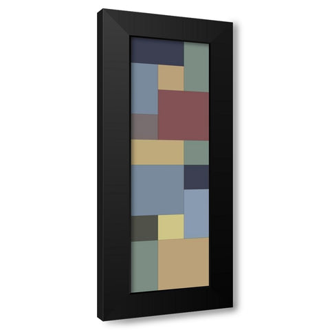 Totem XI Black Modern Wood Framed Art Print by Grayscale