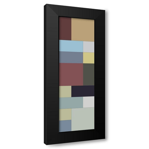 Totem XII Black Modern Wood Framed Art Print by Grayscale