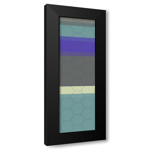 Totem XIV Black Modern Wood Framed Art Print by Grayscale