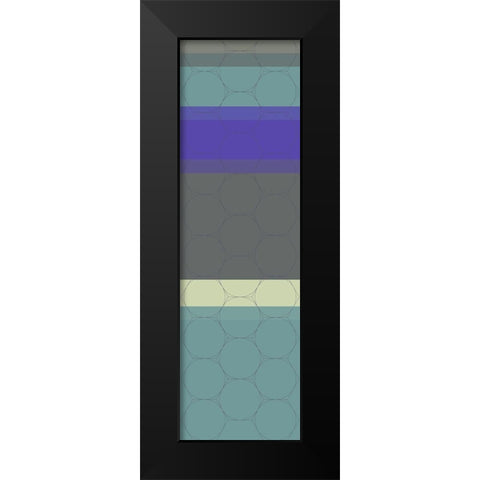 Totem XIV Black Modern Wood Framed Art Print by Grayscale