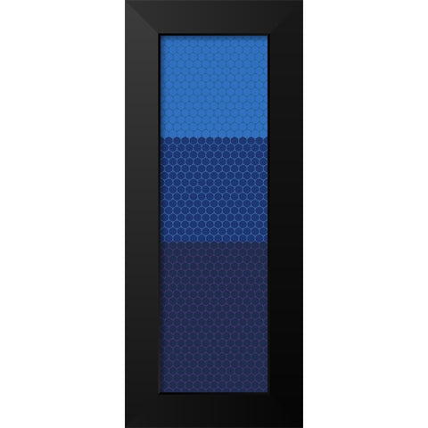 Totem XVI Black Modern Wood Framed Art Print by Grayscale
