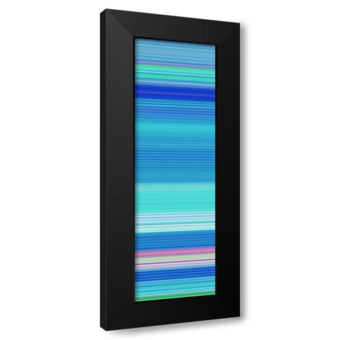 Totem XVII Black Modern Wood Framed Art Print by Grayscale