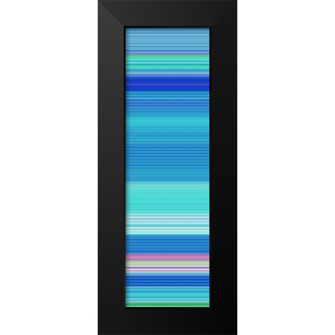 Totem XVII Black Modern Wood Framed Art Print by Grayscale