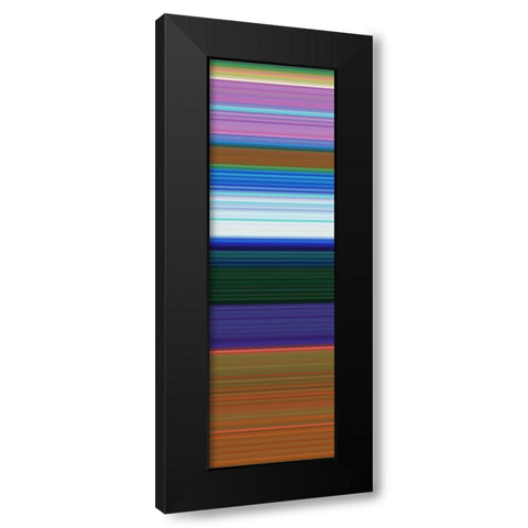 Totem XVIII Black Modern Wood Framed Art Print with Double Matting by Grayscale