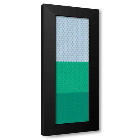 Totem XIX Black Modern Wood Framed Art Print with Double Matting by Grayscale