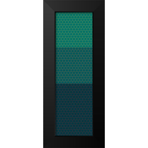 Totem XX Black Modern Wood Framed Art Print by Grayscale