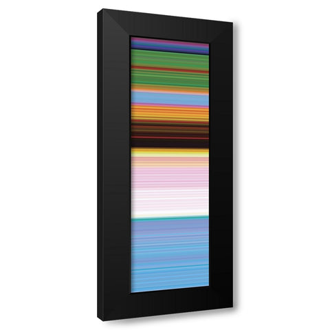 Totem XXII Black Modern Wood Framed Art Print by Grayscale