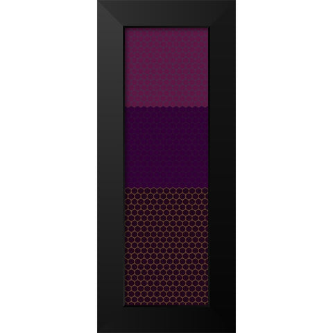 Totem XXIV Black Modern Wood Framed Art Print by Grayscale