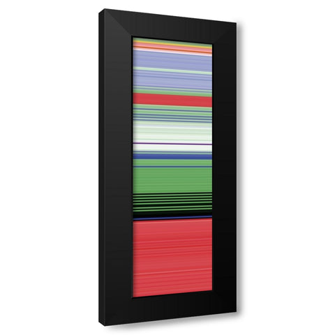 Totem XXVI Black Modern Wood Framed Art Print with Double Matting by Grayscale