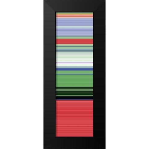 Totem XXVI Black Modern Wood Framed Art Print by Grayscale