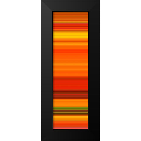 Totem XXIX Black Modern Wood Framed Art Print by Grayscale