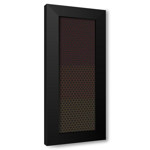 Totem XXXI Black Modern Wood Framed Art Print by Grayscale