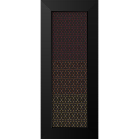 Totem XXXI Black Modern Wood Framed Art Print by Grayscale