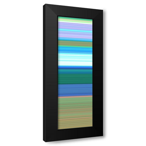Totem XXXIV Black Modern Wood Framed Art Print by Grayscale