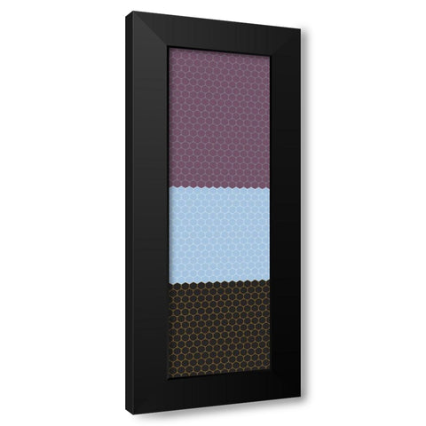 Totem XXXV Black Modern Wood Framed Art Print with Double Matting by Grayscale