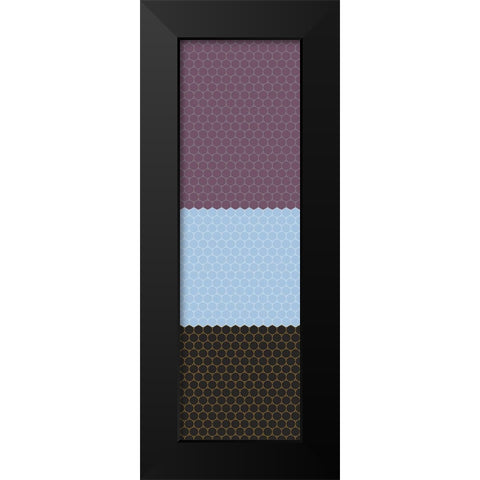 Totem XXXV Black Modern Wood Framed Art Print by Grayscale