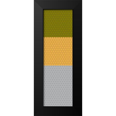 Totem XXXVI Black Modern Wood Framed Art Print by Grayscale