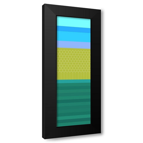 Totem XXXVIII Black Modern Wood Framed Art Print by Grayscale