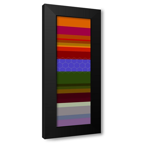 Totem XXXIX Black Modern Wood Framed Art Print by Grayscale