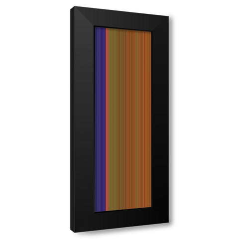 Stripe Totem VI Black Modern Wood Framed Art Print with Double Matting by Grayscale