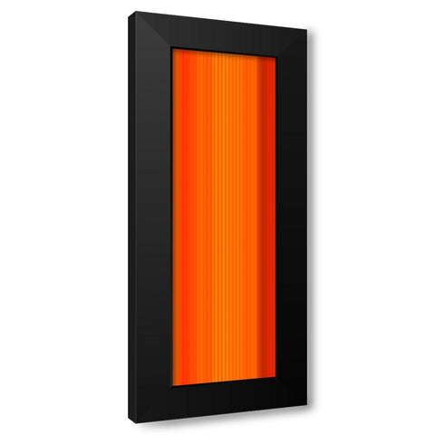 Stripe Totem XX Black Modern Wood Framed Art Print with Double Matting by Grayscale