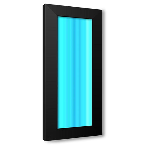 Stripe Totem XXVI Black Modern Wood Framed Art Print with Double Matting by Grayscale