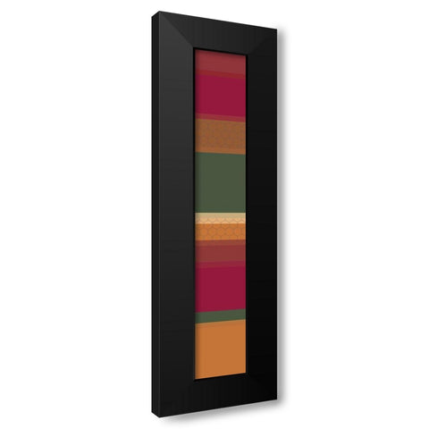Tall Totem I Black Modern Wood Framed Art Print by Grayscale