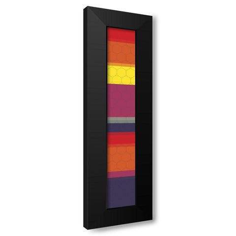 Tall Totem II Black Modern Wood Framed Art Print by Grayscale