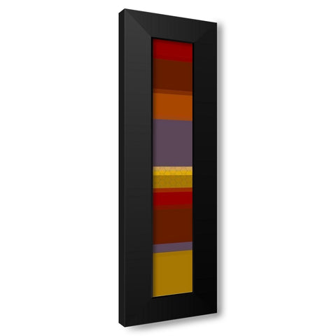 Tall Totem III Black Modern Wood Framed Art Print by Grayscale