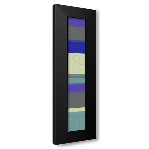 Tall Totem IV Black Modern Wood Framed Art Print with Double Matting by Grayscale