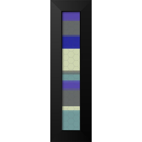 Tall Totem IV Black Modern Wood Framed Art Print by Grayscale