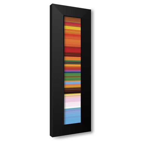Tall Totem VI Black Modern Wood Framed Art Print by Grayscale
