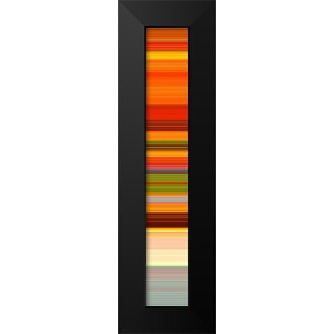 Tall Totem VIII Black Modern Wood Framed Art Print by Grayscale