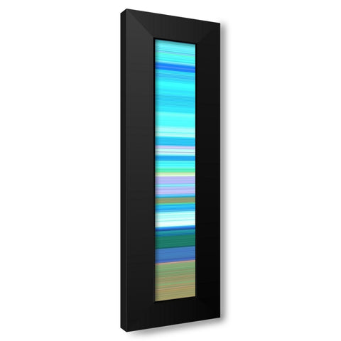 Tall Totem IX Black Modern Wood Framed Art Print by Grayscale