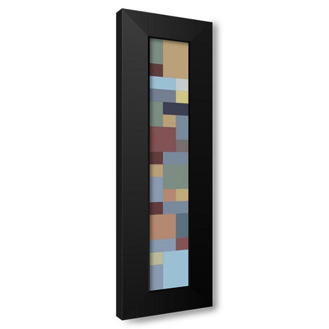 Tall Totem XI Black Modern Wood Framed Art Print with Double Matting by Grayscale