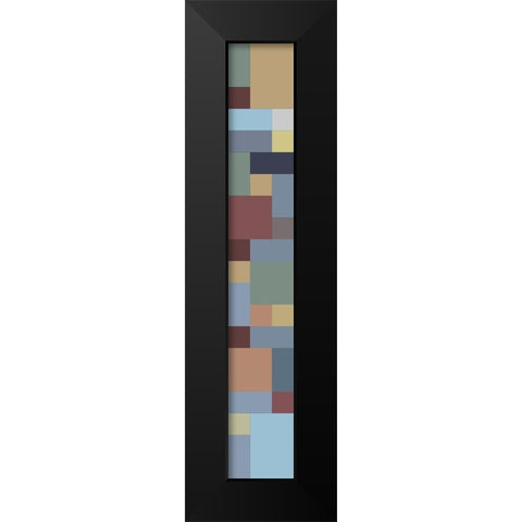 Tall Totem XI Black Modern Wood Framed Art Print by Grayscale