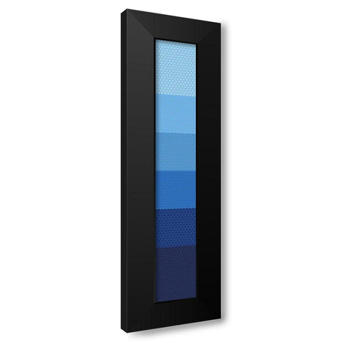 Tall Totem XIII Black Modern Wood Framed Art Print by Grayscale