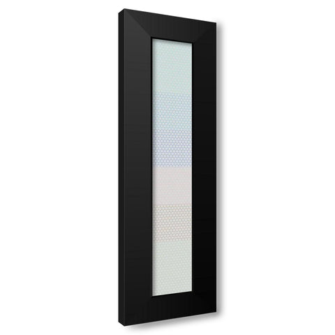 Tall Totem XVI Black Modern Wood Framed Art Print by Grayscale