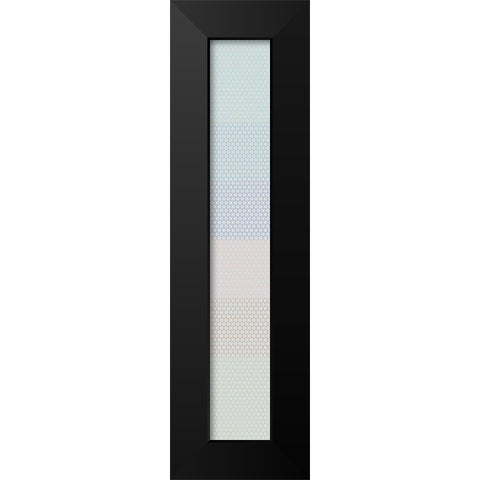 Tall Totem XVI Black Modern Wood Framed Art Print by Grayscale