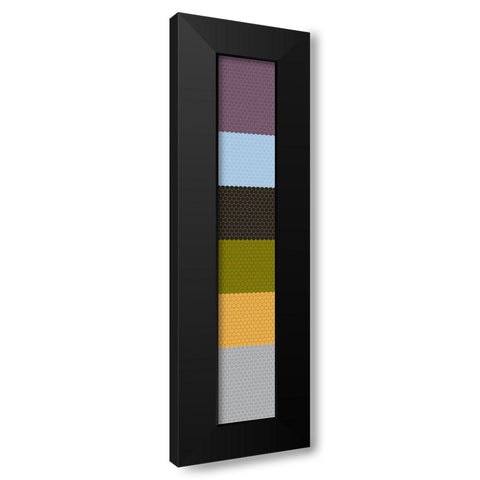 Tall Totem XVIII Black Modern Wood Framed Art Print by Grayscale