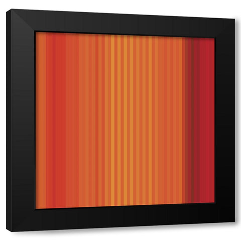 Pinstripes VIII Black Modern Wood Framed Art Print with Double Matting by Grayscale