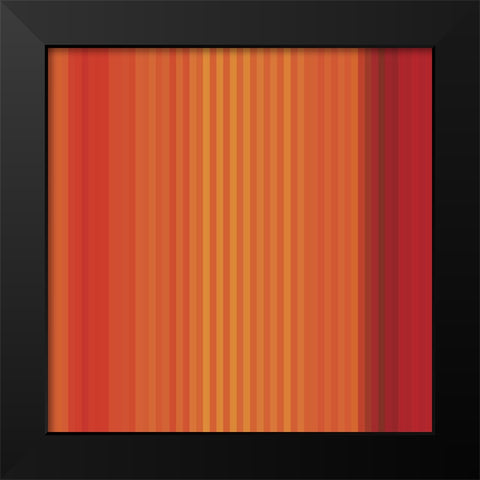 Pinstripes VIII Black Modern Wood Framed Art Print by Grayscale