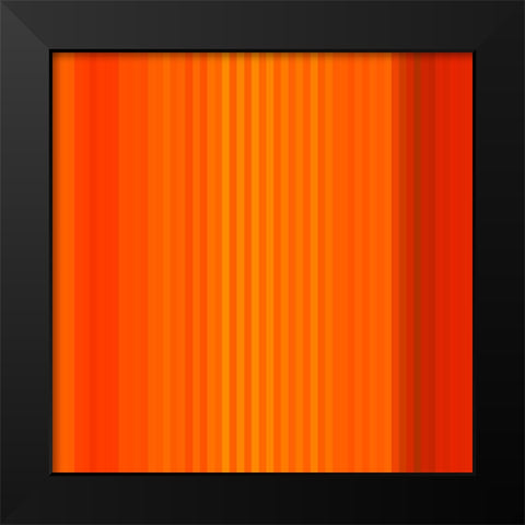 Pinstripes XX Black Modern Wood Framed Art Print by Grayscale
