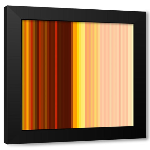 Pinstripes XXIII Black Modern Wood Framed Art Print with Double Matting by Grayscale