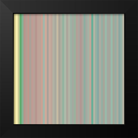 Pinstripes XXIV Black Modern Wood Framed Art Print by Grayscale