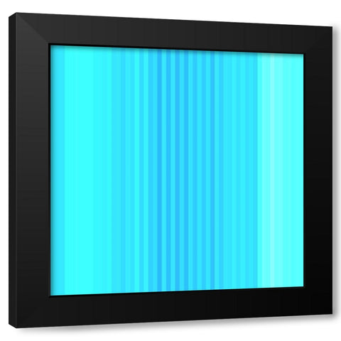 Pinstripes XXVI Black Modern Wood Framed Art Print with Double Matting by Grayscale